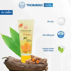 Sữa Rửa Mặt Hạt Nghệ Thorakao 100G - Ngừa Mụn, Tái Tạo Da, Cung Cấp Độ Ẩm - Sản Phẩm Thiên Nhiên Cho Làn Da Sáng Khỏe
