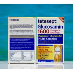Viên uống hỗ trợ xương khớp Tetesept Glucosamin 1650 - Hàng Đức, hộp 30 viên nén, sản phẩm mới nhất, date xa.
