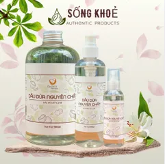 Dầu Dừa Ép Lạnh Escoco Vietnam 100ml, 250ml, 500ml - Dưỡng Da, Chăm Sóc Tóc, An Toàn, Tinh Khiết, Sử Dụng Trong Thực Phẩm