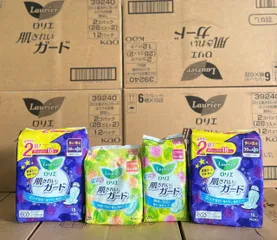 Băng Vệ Sinh Laurier KAO - Băng Vệ Sinh Cao Cấp Nội Địa Nhật Bản, Thiết Kế Mỏng Nhẹ, Dành Cho Da Nhạy Cảm, Cảm Giác Thoải Mái