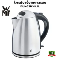 Ấm siêu tốc WMF Stelio 1.7L - Bình đun nước cao cấp nội địa Đức, thiết kế hiện đại và tự ngắt an toàn, tiện lợi cho mọi gia đình