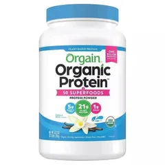 Bột Protein Hữu Cơ Orgain Vanilla 1.22Kg - Bổ Sung Protein Tự Nhiên, Hương Vị Ngọt Ngào, Không Chất Độc Hại, Dinh Dưỡng Cao