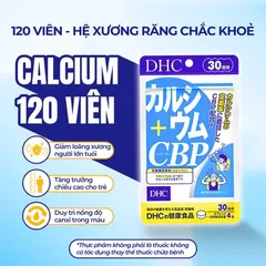 [Nhập khẩu] Viên Uống Canxi DHC Calcium + CBP - Xương Khớp Chắc Khỏe (120 Viên/ 30 Ngày)