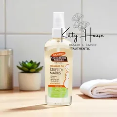Dầu massage bơ ca cao Palmer's 100ml - Giảm rạn da hiệu quả cho mẹ bầu, cấp ẩm sâu, an toàn và tự tin làm đẹp