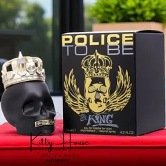 Nước hoa nam Police To Be The King Eau De Toilette 125ml - Hương Gỗ Cay Nồng, Nam Tính và Quyến Rũ, Lưu Hương Tốt cho Buổi Tối