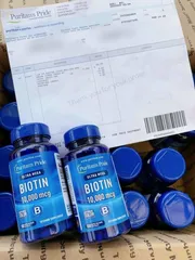 Viên uống mọc tóc Biotin Ultra Mega 10000mcg Puritan's Pride 100 viên - Chống rụng tóc, kích thích mọc tóc tự nhiên, hàng Mỹ chính hãng