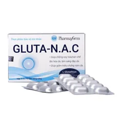 Viên Uống Hỗ Trợ Làm Sáng Da Pharmaform Gluta-N.A.C - Giải Pháp Chống Oxy Hóa, Làm Sáng Da, Mờ Nám, Dinh Dưỡng Da Rạng Rỡ