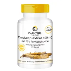 Viên Uống Đông Trùng Hạ Thảo Warnke Cordyceps Extrakt 500mg 120 Viên - Tăng Cường Sức Khỏe, Hỗ Trợ Hệ Miễn Dịch