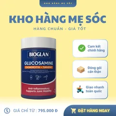 Viên Uống Bổ Xương Khớp Bioglan Glucosamine + Chondroi + Nghệ 120 Viên - Hỗ Trợ Khớp Linh Hoạt, Giảm Đau Nhức - Thương Hiệu Uớc Uy Tín