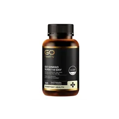 Bổ não Go Healthy Go Ginkgo 9000 Úc lọ 60 viên