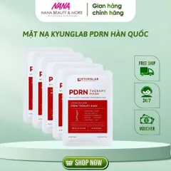 Mặt Nạ PDRN Kyunglab Lẻ Miếng 23ml - Cấp Ẩm Phục Hồi Da, Chống Lão Hoá, Tái Tạo Hàng Rào Bảo Vệ Da Hàn Quốc