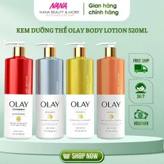 Kem Dưỡng Thể OLAY Collagen B3 - Chai 502ml Dưỡng Ẩm & Săn Chắc Da, Chất Lượng Mỹ, Phù Hợp Mọi Loại Da