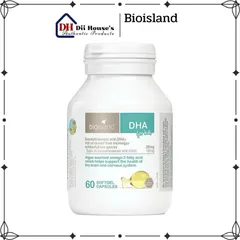 Viên Uống Bổ Sung DHA Bioisland DHA For Kids 60 Viên - Hỗ Trợ Phát Triển Não Bộ và Thị Giác Cho Trẻ Em