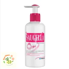 Dung dịch vệ sinh bé gái Saugella Pháp - Chăm sóc nhạy cảm cho bé từ 3-12 tuổi, cân bằng pH, an toàn và nhẹ nhàng.