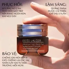 Kem Mắt Estee Lauder Advanced Night Repair Eye 15ml - Gel-Crème Dưỡng Da Vùng Mắt, Giảm Nhăn và Quầng Thâm, Làm Sáng Da
