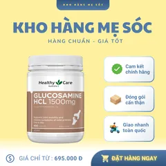 Viên Uống Healthy Care Glucosamine HCL 1500mg 400 Viên - Hỗ Trợ Sức Khỏe Xương Khớp Linh Hoạt - Sản Phẩm Từ Úc