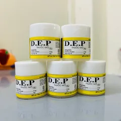 Combo 5 hộp kem Mỡ D.E.P 10g - Gel Bôi Ngứa, Chống Côn Trùng Cắn (Muỗi, Ve, Bọ Chét) - Ann Toànn Cho Da Nhạy Cảm Trẻ Em