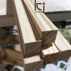 Thanh Gỗ Thông Nhập Khẩu Láng Mịn 60x3x3 cm - Dụng Cụ Tiện Ích Chất Lượng Cao, Cắt Theo Kích Thước Yêu Cầu
