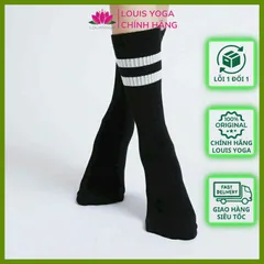 Vớ Yoga Chống Trượt Chất Liệu Cotton Mềm Mại - Tất Tập Pilates và Thể Dục Cho Nữ - Gói 1 Đôi