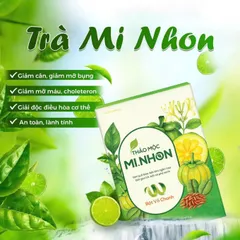 Viên Uống Giảm Cân Thảo Mộc Slim Mi.Nhon - Hỗ Trợ Giảm Cân, Giảm Mỡ Bụng, Thanh Lọc Cơ Thể (Hộp 30 Viên)
