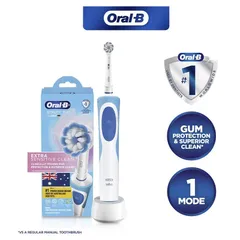 Bàn chải đánh răng điện Oral-B Vitality Plus Extra Sensitive Clean - Cho người lớn, bảo vệ nướu nhạy cảm, làm sạch hiệu quả
