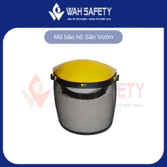 Mũ Bảo Vệ Khi Cắt Cỏ - Mũ Bảo Hiểm An Toàn Có Mặt Nạ Lưới Thép, Bảo Vệ Mặt và Mắt Trong Ngành Nông Nghiệp và Xây Dựng