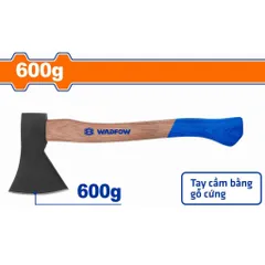 Búa Rìu 600g Wadfow WMB6306 - Đầu Thép Carbon 45#, Tay Cầm Gỗ Cứng, Dụng Cụ Tiện Ích Chất Lượng Cao