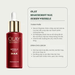 Serum Olay Max B3 2X 40ml - Chống Nếp Nhăn, Cấp Ẩm Sâu, Tăng Cường Đàn Hồi Da, Phù Hợp Mọi Loại Da