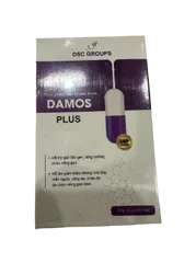 Viên uống Damos hỗ trợ tăng cường chức năng gan - Giải độc gan, thanh nhiệt, cải thiện viêm da cơ địa, hộp 60 viên.