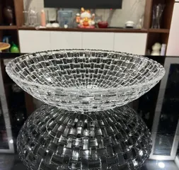 Đĩa Pha Lê 30cm Nachtmann Bossa Nova - Đế Xoay Sang Trọng, Thích Hợp Bày Bánh Kẹo, Hoa Quả, Tiệc Trà