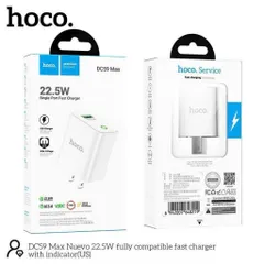 Củ Sạc Nhanh 22.5W Hoco DC59 Max - Chuẩn QC3.0 Tương Thích Với Nhiều Thiết Bị Di Động, Sạc Tối Ưu, Tiết Kiệm Thời Gian