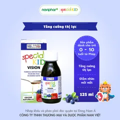 Siro Special Kid Vision - Hỗ Trợ Bổ Mắt và Tăng Cường Thị Lực Cho Trẻ Em - Giảm Khô, Mỏi Mắt - 125ml