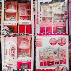 Bộ tủ bếp 2 ngăn có đèn và âm thanh cho bé chơi đồ hàng 322-32 520-13 chọn ngẫu nhiên - kitchen Toy