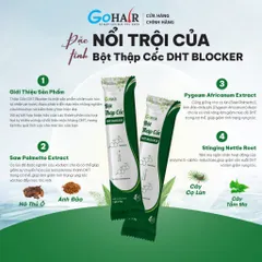 Bột Thập Cốc Mọc Tóc DHT Blocker - Hỗ Trợ Ngăn Rụng Tóc Từ Thiên Nhiên, Chứa Cọ Lùn, Tầm Ma, Anh Đào, 10 Loại Hạt Dinh Dưỡng