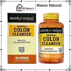 Viên Uống Bổ Sung Chất Xơ Mason Natural Colon Herbal Cleanser 100 Viên - Hỗ Trợ Sức Khỏe Đại Tràng Cho Người Lớn