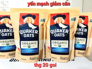 Yến Mạch Ăn Liền Quaker Oats 454g - Yến Mạch Nguyên Chất, Dinh Dưỡng Cho Sức Khỏe, Tiện Lợi Cho Người Bận Rộn