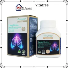 Viên Uống Bổ Phổi Vitatree Lung Detox 60 Viên - Hỗ Trợ Hô Hấp, Tăng Cường Miễn Dịch Từ Thiên Nhiên