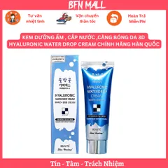 KEM DƯỠNG ẨM , CẤP NƯỚC ,CĂNG BÓNG DA 3D HYALURONIC WATER DROP CREAM CHÍNH HÃNG HÀN QUỐC