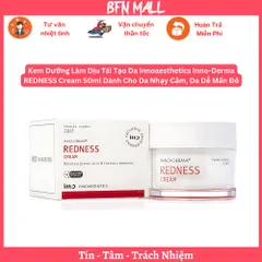 Kem Dưỡng Làm Dịu Tái Tạo Da Innoaesthetics Inno-Derma REDNESS Cream 50ml Dành Cho Da Nhạy Cảm, Da Dễ Mẩn Đỏ