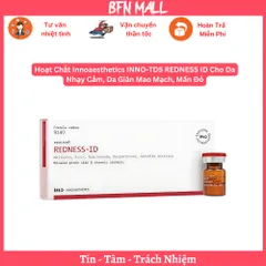 Hoạt Chất Innoaesthetics INNO-TDS REDNESS ID Cho Da Nhạy Cảm, Da Giãn Mao Mạch, Mẩn Đỏ