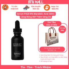 serum Vivant Skincare 8% Mandelic Acid 3 in 1 Serum 30ml giảm mụn, ngăn ngừa vết thâm và chống lão hoá hiệu quả