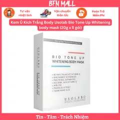 Kem Ủ Kích Trắng Body Usolab Bio Tone Up Whitening body mask (20g x 5 gói)
