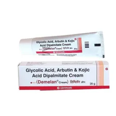 Kem Dưỡng Demelan Glenmark Cream 20g dưỡng trắng da, làm sáng da, mờ thâm 5% Arbutin, 10% AHA