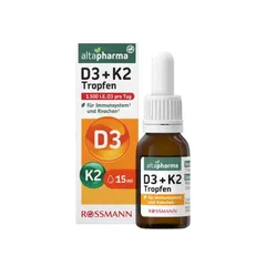 Vitamin Altapharma D3+K2 Tropfen Đức 15ml