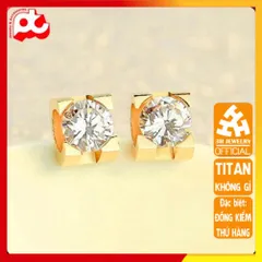 Bông Tai Nữ Titan Cao Cấp - Thanh Lịch, Bền Bỉ, Không Đen, An Toàn Cho Da, Nhiều Màu Sắc Sang Trọng - Quà Tặng Ý Nghĩa