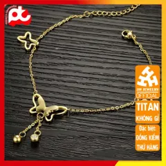 Lắc Chân Nữ Titan Cao Cấp - Thiết Kế Thanh Lịch, Bền Bỉ, An Toàn Đối Với Da - Quà Tặng Hoàn Hảo Cho Phụ Nữ