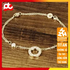 Lắc Chân Nữ Titan Cao Cấp - Thiết Kế Thanh Lịch, Bền Bỉ, Không Gỉ - Phụ Kiện Thời Trang Cho Mọi Dịp