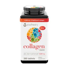 Viên Uống Collagen Youtheory Type 1-2-3 - Hỗ Trợ Làm Đẹp Da, Tăng Cường Độ Đàn Hồi, Ngăn Ngừa Lão Hóa - 390 Viên Mỹ