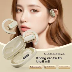 Tai Nghe Bluetooth OWS Không Dây Nhét Tai V5.4 - Âm Thanh HIFI, ENC, Thời Gian Sạc 30 Phút, 60 Giờ Sử Dụng, Chiếc Tai Nghe Hoàn Hảo Cho Mọi Lịch Trình