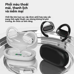 Tai Nghe Không Dây OWS Non In Ear Bluetooth V5.4 với Dual Mic - Âm Thanh HIFI, Thời Gian Sử Dụng 60 Giờ, Chất Lượng Tối Ưu